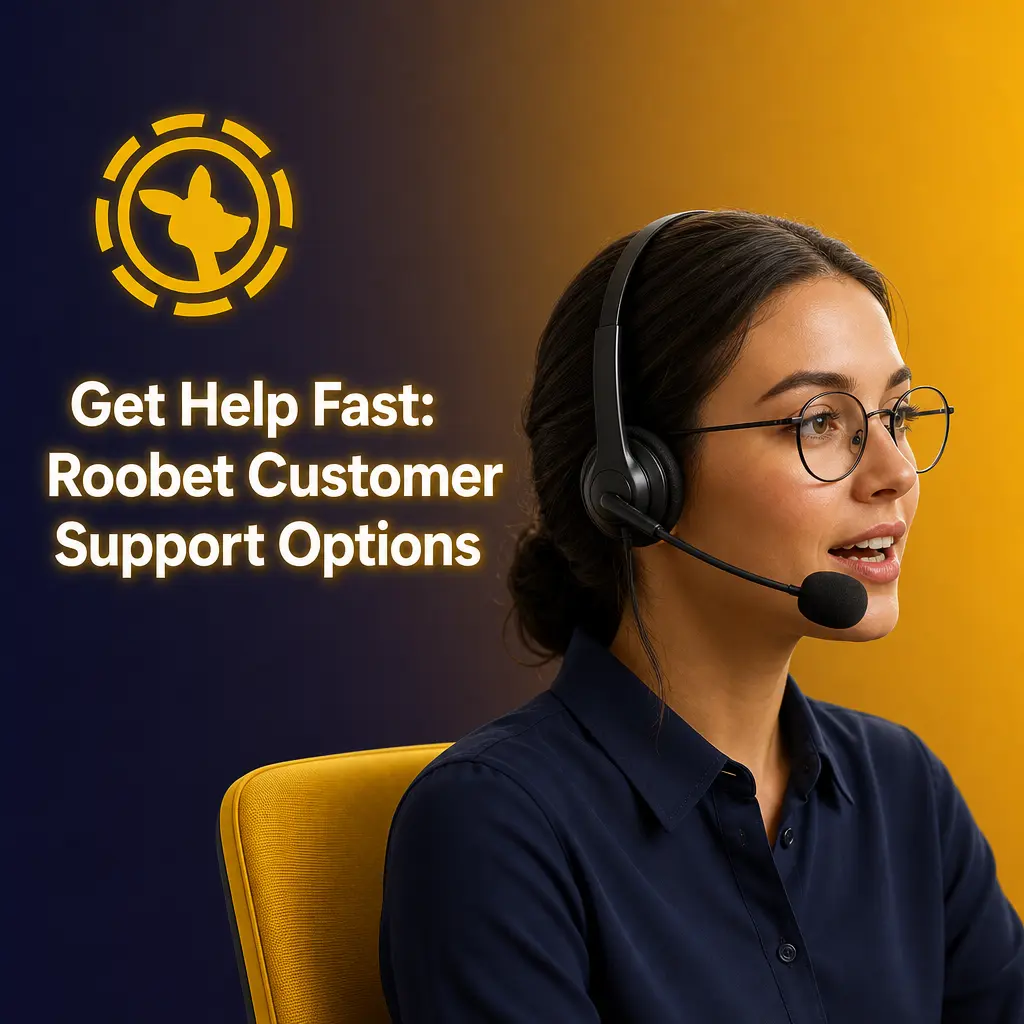 Roobet customer support options: live chat, email, help centre, and phone support for account and payment queries.